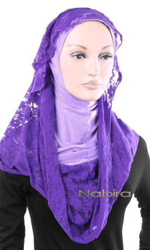 Hijab MS26 dentelle