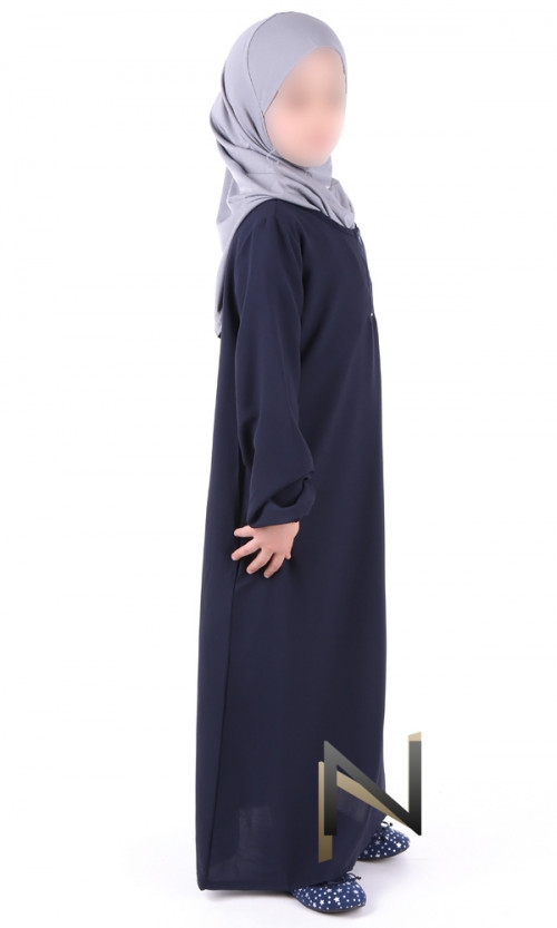 Abaya girl AF41 zipped collar