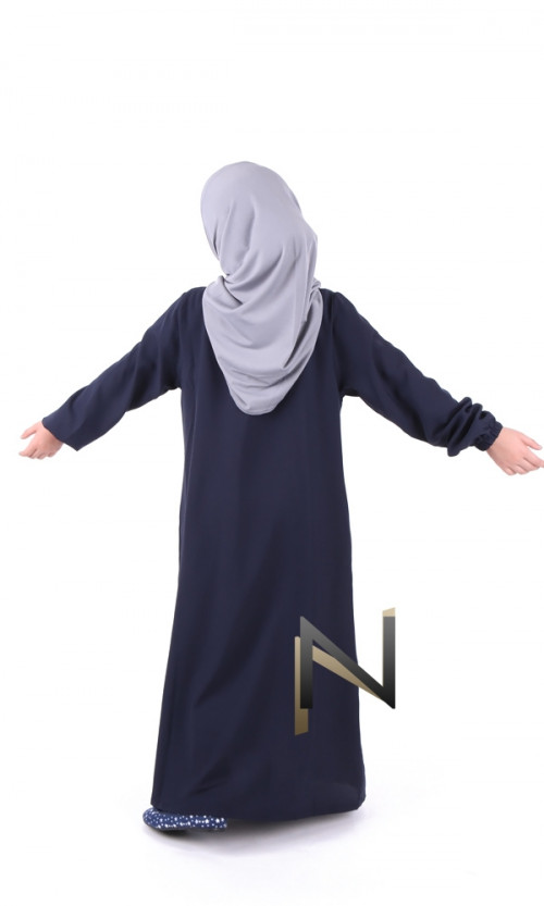 Abaya girl AF41 zipped collar