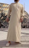 Thobe Emirati QH27 shirt collar