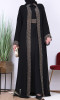 Abaya Dubai Amber 2 pieces abaya and vest