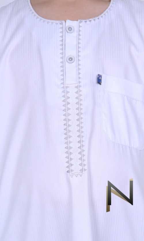 ikaf jubba thoube for children 40-48 size available only white 