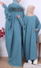 Butterfly abaya girl AF50 Saphyr fabric (Medina silk style)