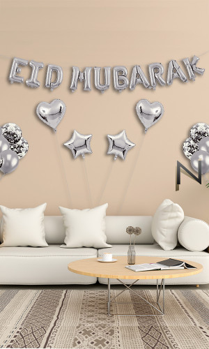 Kit Eid Mubarak 24 balloons