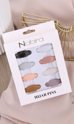 Pack of 8 hijab clamps AH19...