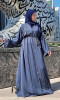 Abaya Dubai Azita embossed rhinestone nidah fabric