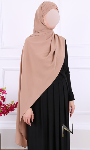 Shawl with integrated...