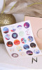 20 stickers Ramadan Mubarak different design
