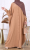 Abaya butterfly Wijdan Saphyr fabric (Medina silk style)