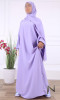 Abaya butterfly with sewn shawl Ryma Saphyr fabric (Medina silk style)