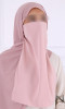 Half-niqab SIT05 Saphyr fabric (Medina silk style)