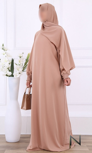 Abaya integrated shawl...
