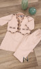 Qatari Suit for baby EG09 sleeveless vest, thobe and sarouel