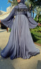 Abaya Dubai Serena Harir Sultan fabric flared