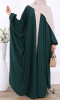 Abaya kimono XXVII loose Saudi cut and Saphyr fabric (Medina silk style)