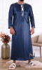 Thobe Omani premium QH60 glossy fabric and long sleeves