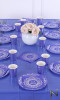 Maxi pack Eid Mubarak 41 pieces midnight blue and silver : tableware and banner
