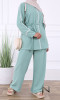 Suit ERG66 tunic and pants jazz fabric