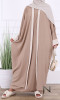 Abaya 2 pieces Dana kimono and sleeveless dress Jazz fabric