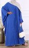Abaya 2 pieces Safaa kimono and sleeveless dress cotton linen touch