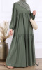 Dress maxi RLP138 Saphyr fabric (Medina silk style)