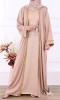 Abaya Dubai Safia 2-piece abaya kimono and jazz underdress