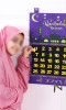 Surprise calendar month of Ramadan dark purple
