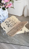 Quran support wood look calligraphy