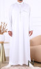 Thobe Emirati QH77 mandarin collar and long sleeves